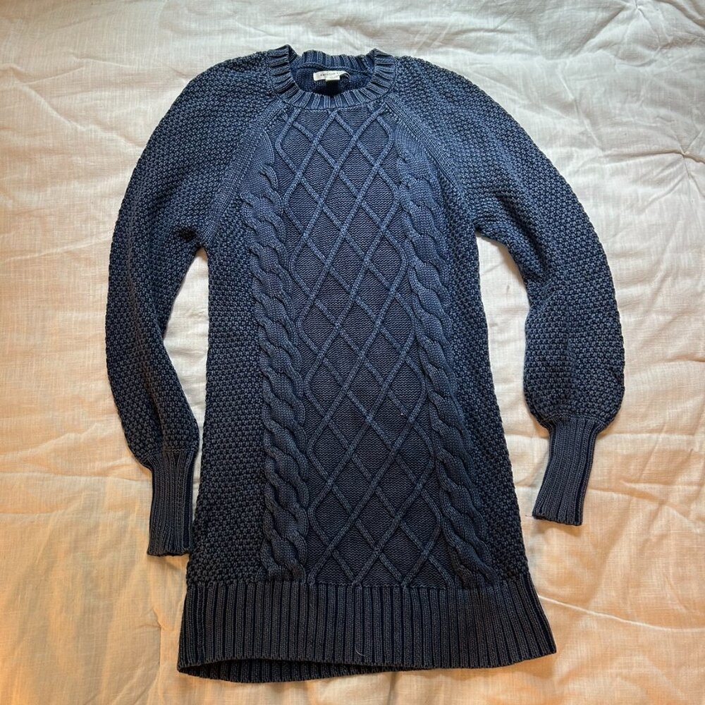 American Eagle Cable Knit Sweater Dress